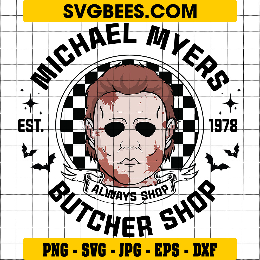 Michael Myers Butcher Shop SVG PNG SVGLion