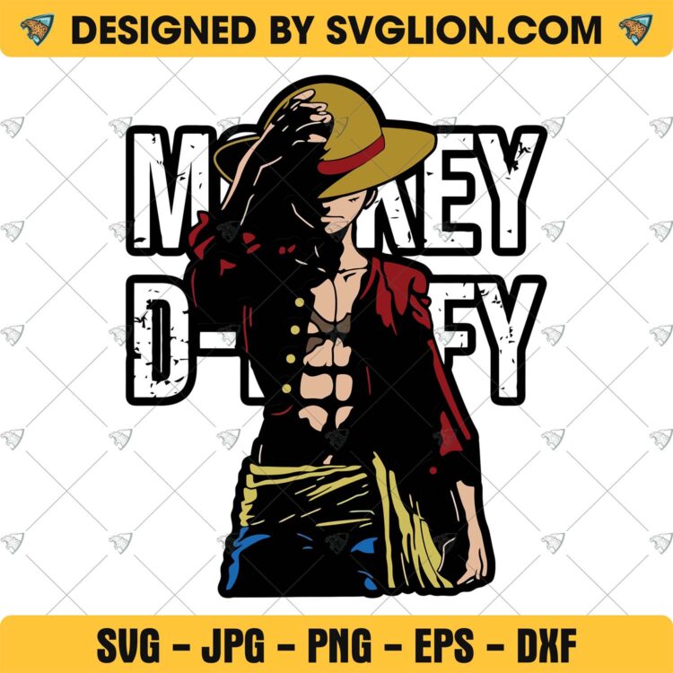 King Of The Pirates SVG PNG, Monkey D Luffy SVG - SVGLion